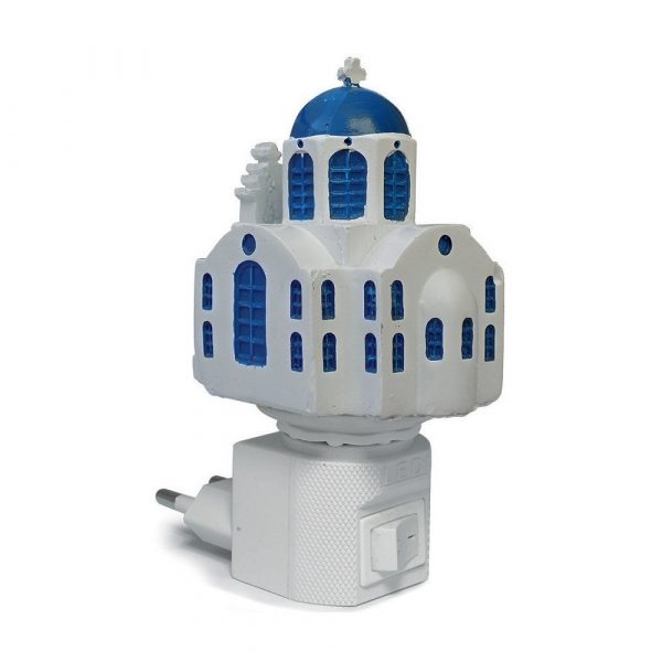 Κεραμικό Εκκλησάκι Μπλε (11cm)