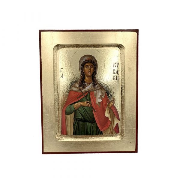 Αγία Κυριακή – Ένσκαπτη Λιθογραφία (Ξύλο MDF – 19x15cm)