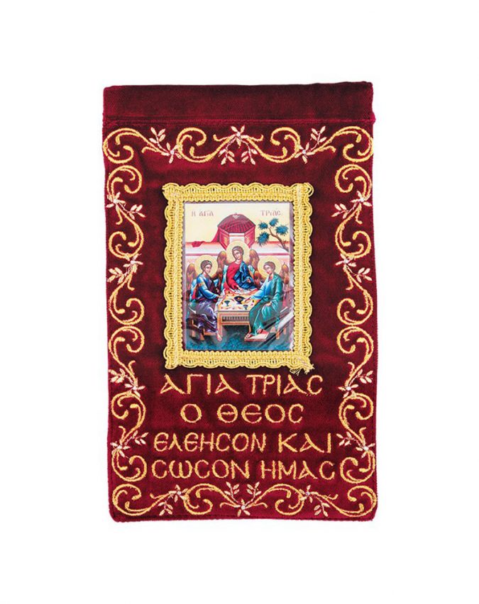Embroidered Banner Agia Triada (28x16cm)