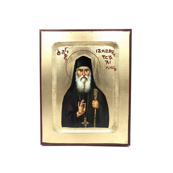 Άγιος Ιάκωβος Τσαλίκης – Ένσκαπτη Λιθογραφία (Ξύλο MDF – 19x15cm)