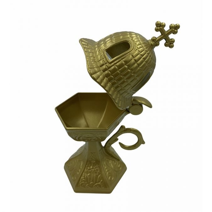 Home Censer "Church" Gold Colored - Image 2