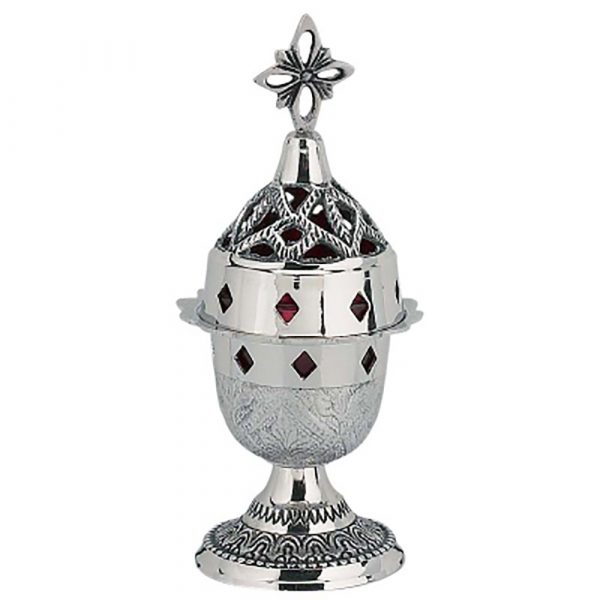 Καντήλι Επιτραπέζιο Επινικελωμένο (19cm)