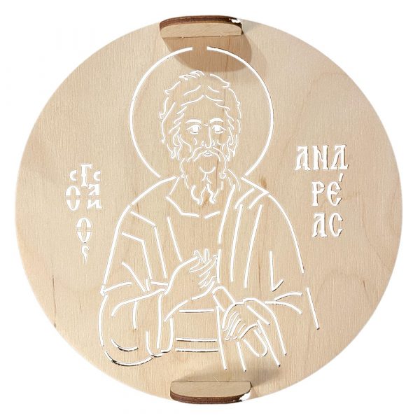 Σφραγίδα για Κόλλυβα Ξύλινη “Άγιος Ανδρέας”
