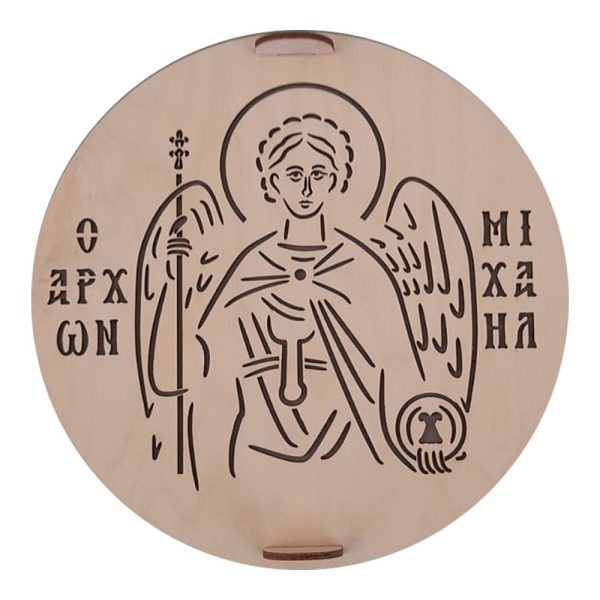 Σφραγίδα για Κόλλυβα Ξύλινη “Αρχάγγελος Μιχαήλ”